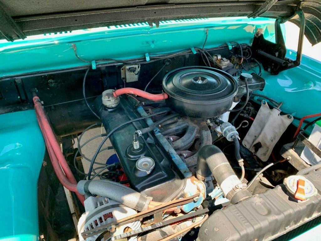 1970 Dodge D100 Teal Truck V6 3 Speed Manual