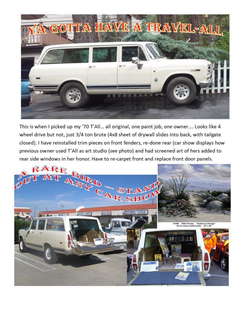 1970 International Travelall — California Car…. 2nd Owner