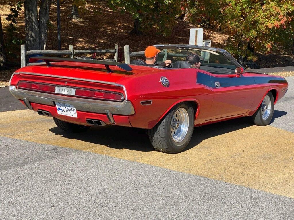 1970 Dodge Challenger Convertible Red Manual R/T