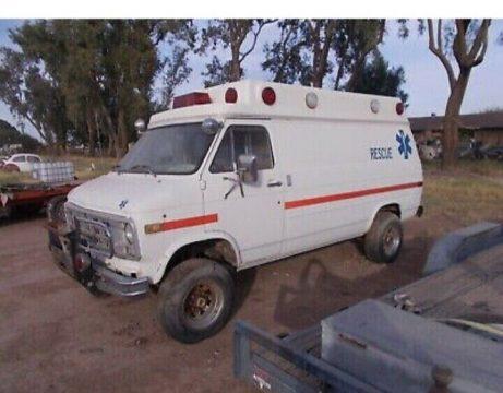 1979 Chevrolet G20 4&#215;4 van Chevy Ambulance for sale