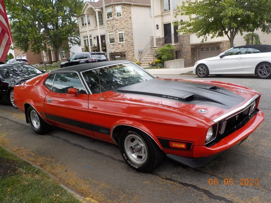 1973 Ford Mustang Fastback MACH 1 WITH The REAL RARE RAM AIR