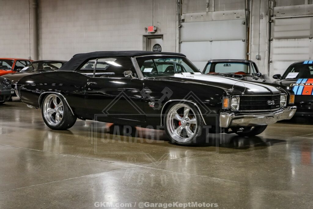 1972 Chevrolet Chevelle SS Convertible Black 454ci V8 13233 Miles