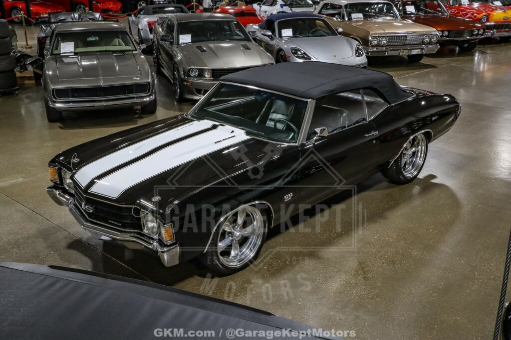 1972 Chevrolet Chevelle SS Convertible Black 454ci V8 13233 Miles