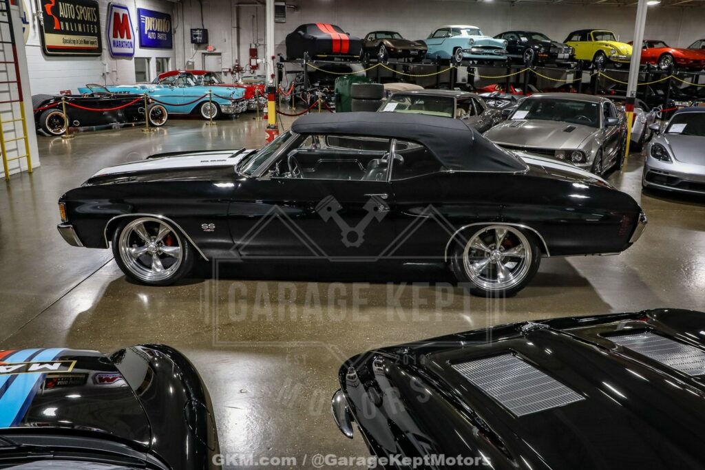 1972 Chevrolet Chevelle SS Convertible Black 454ci V8 13233 Miles