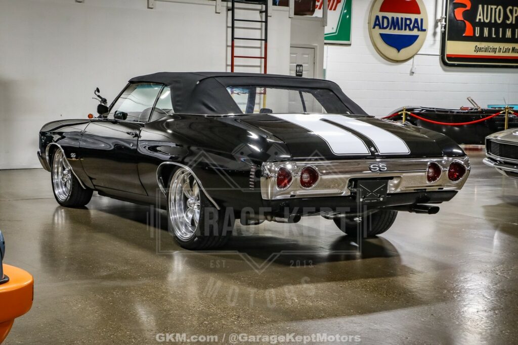 1972 Chevrolet Chevelle SS Convertible Black 454ci V8 13233 Miles