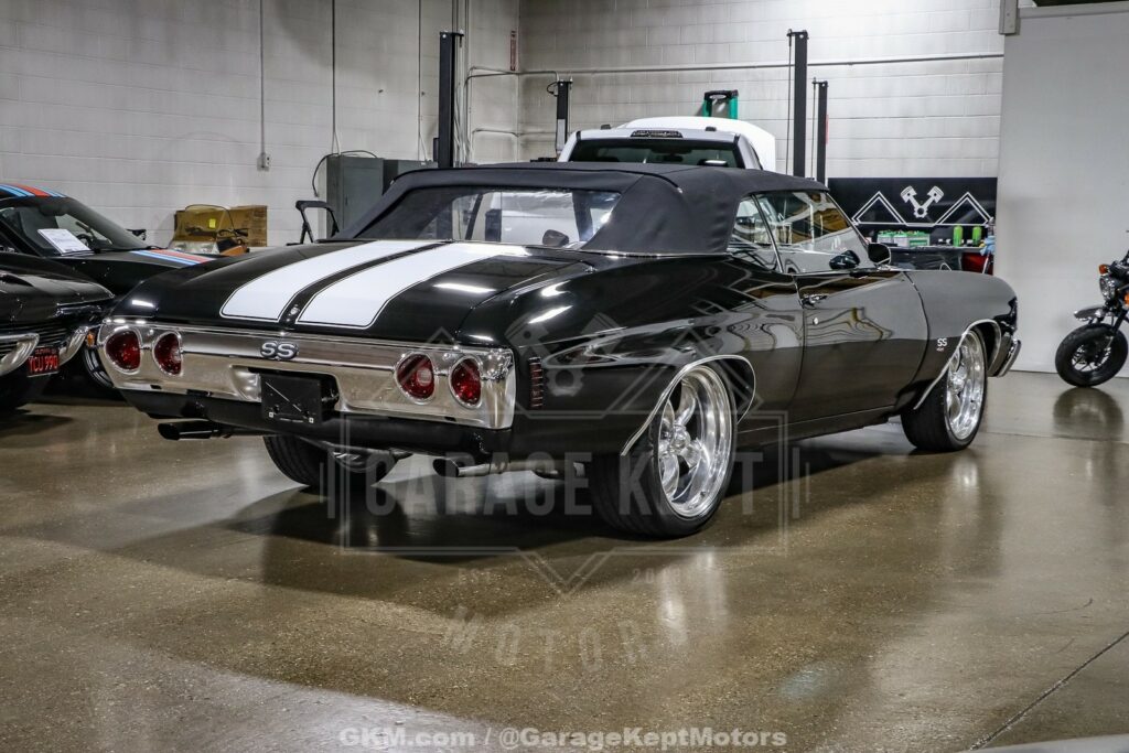 1972 Chevrolet Chevelle SS Convertible Black 454ci V8 13233 Miles