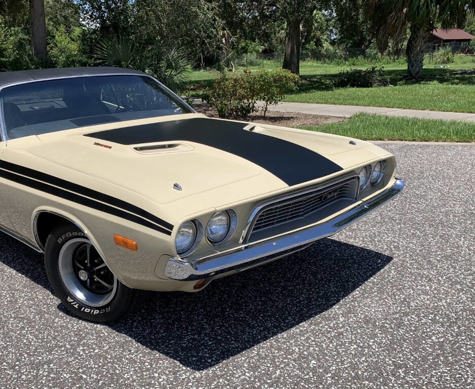 1973 Dodge Challenger Numbers Matching 340, Rare Parchment Exterior, Rallye Dash
