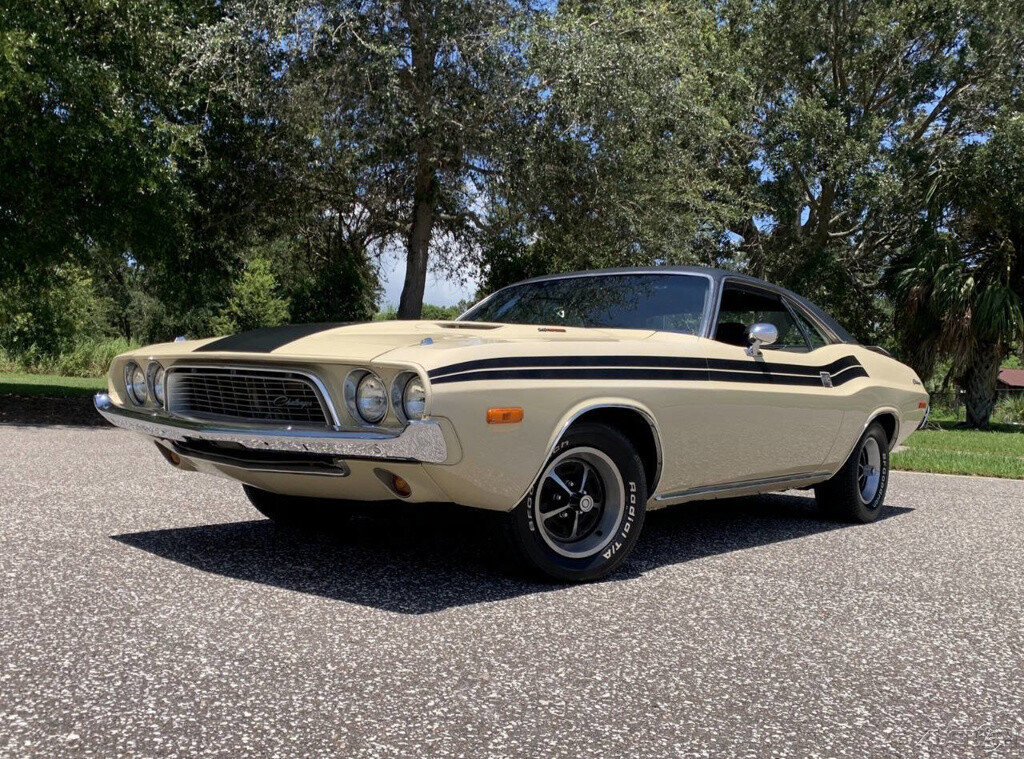 1973 Dodge Challenger Numbers Matching 340, Rare Parchment Exterior, Rallye Dash