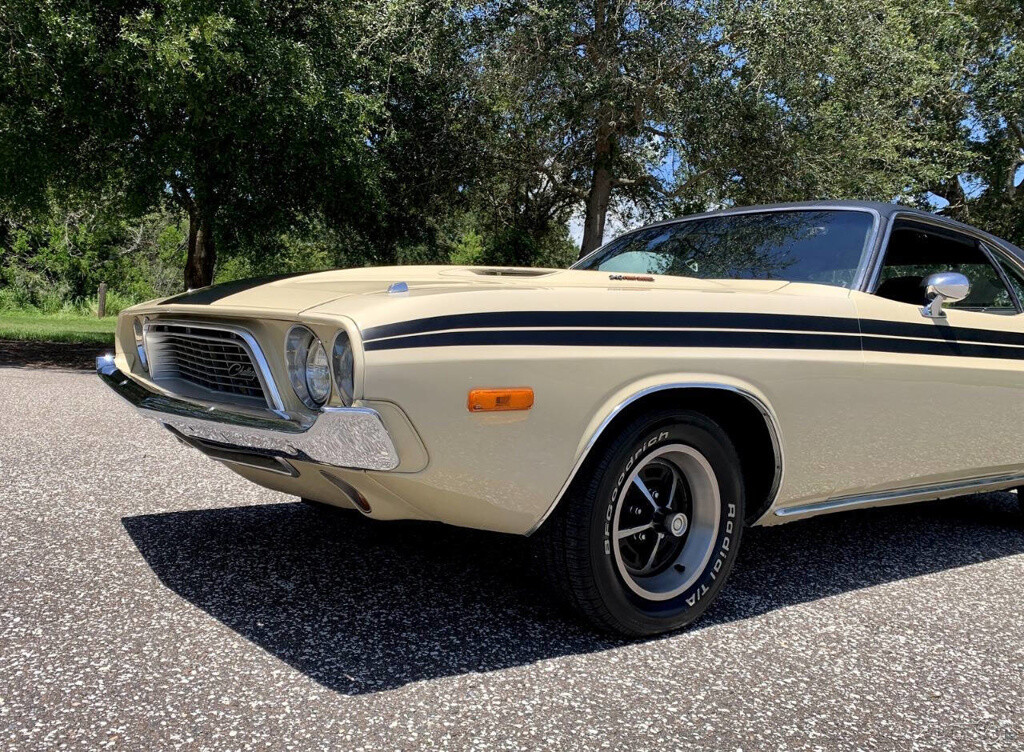1973 Dodge Challenger Numbers Matching 340, Rare Parchment Exterior, Rallye Dash