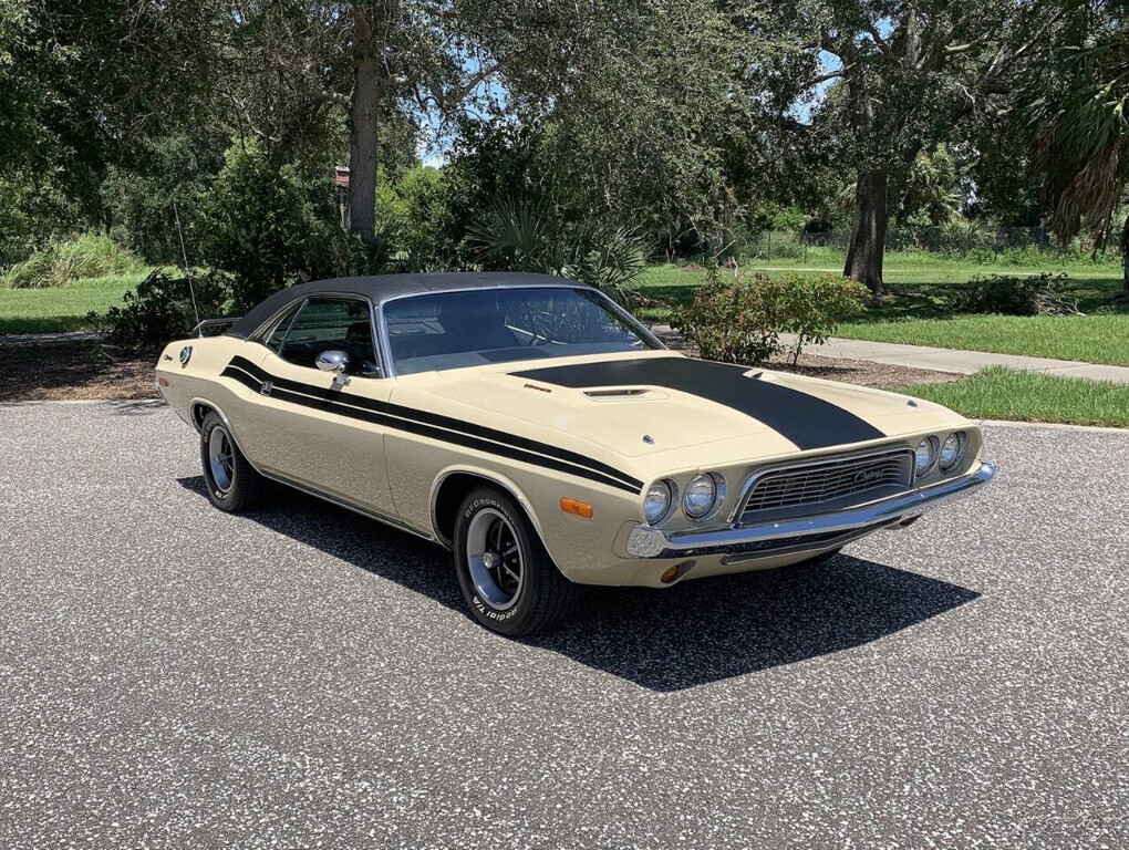 1973 Dodge Challenger Numbers Matching 340, Rare Parchment Exterior, Rallye Dash