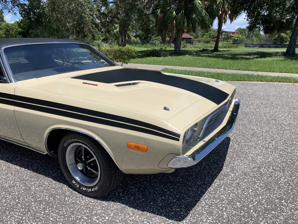 1973 Dodge Challenger Numbers Matching 340, Rare Parchment Exterior, Rallye Dash