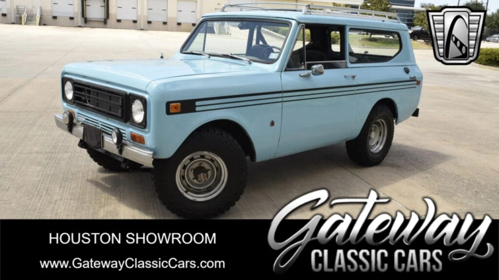 Blue 1977 International Harvester Scout Other 345 CID V8 4-Speed