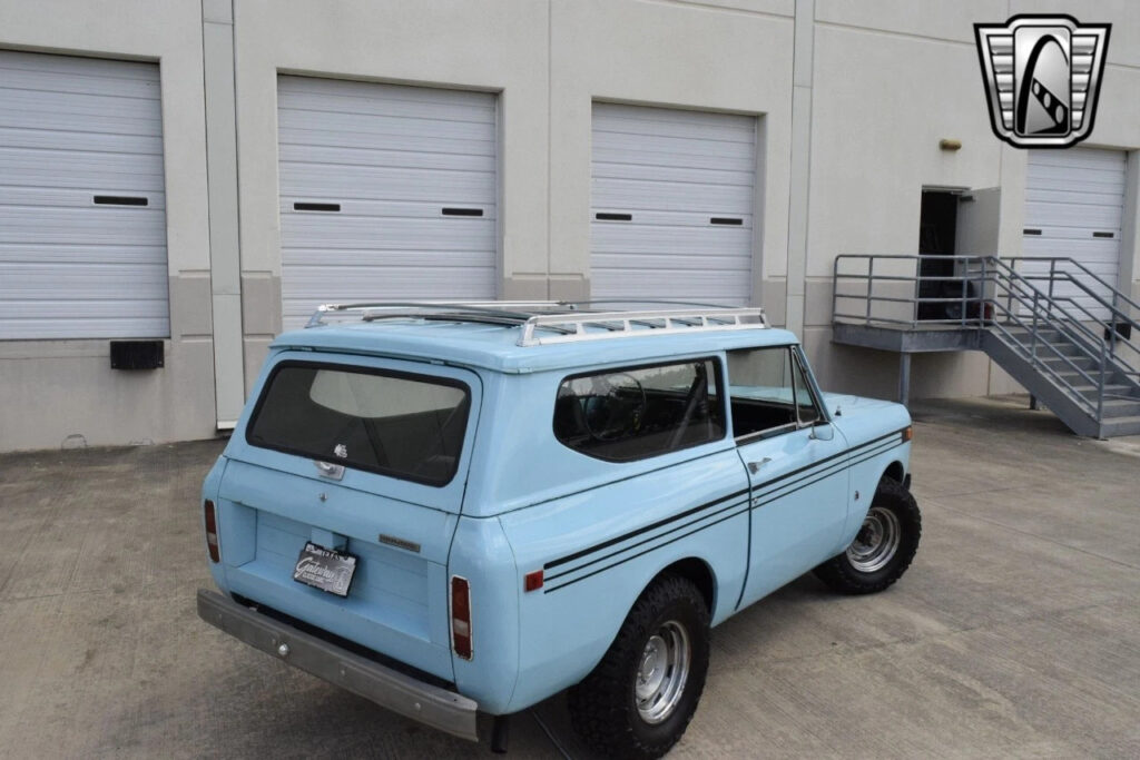 Blue 1977 International Harvester Scout Other 345 CID V8 4-Speed