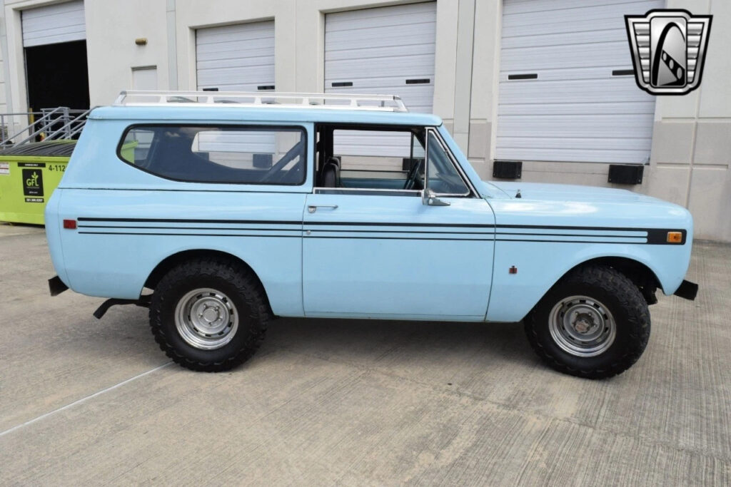 Blue 1977 International Harvester Scout Other 345 CID V8 4-Speed