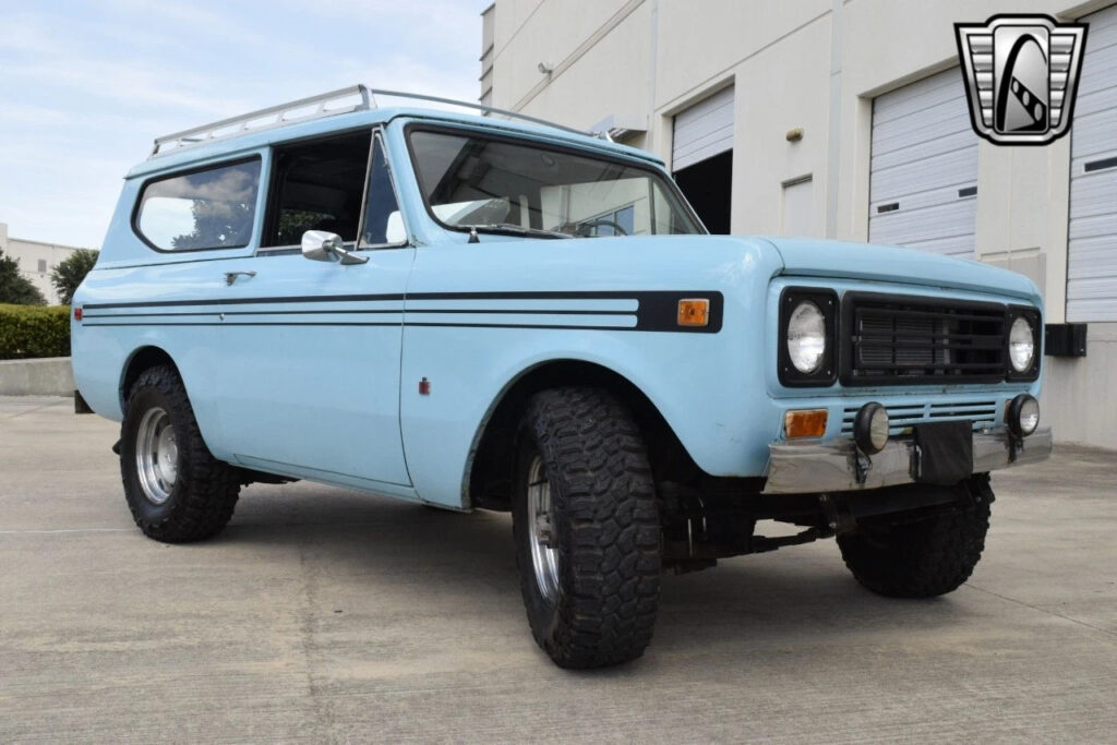 Blue 1977 International Harvester Scout Other 345 CID V8 4-Speed
