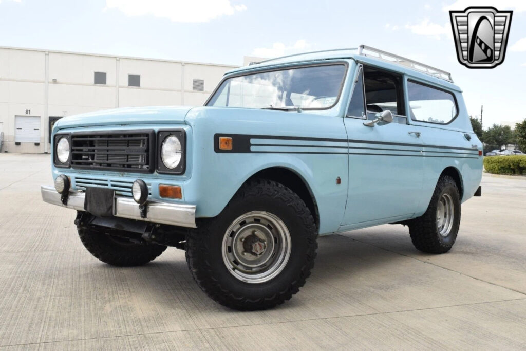 Blue 1977 International Harvester Scout Other 345 CID V8 4-Speed