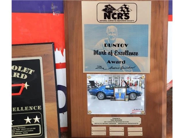 1971 Chevrolet Corvette 350/270 Totally Original, Award-Winning 7,353 Miles!