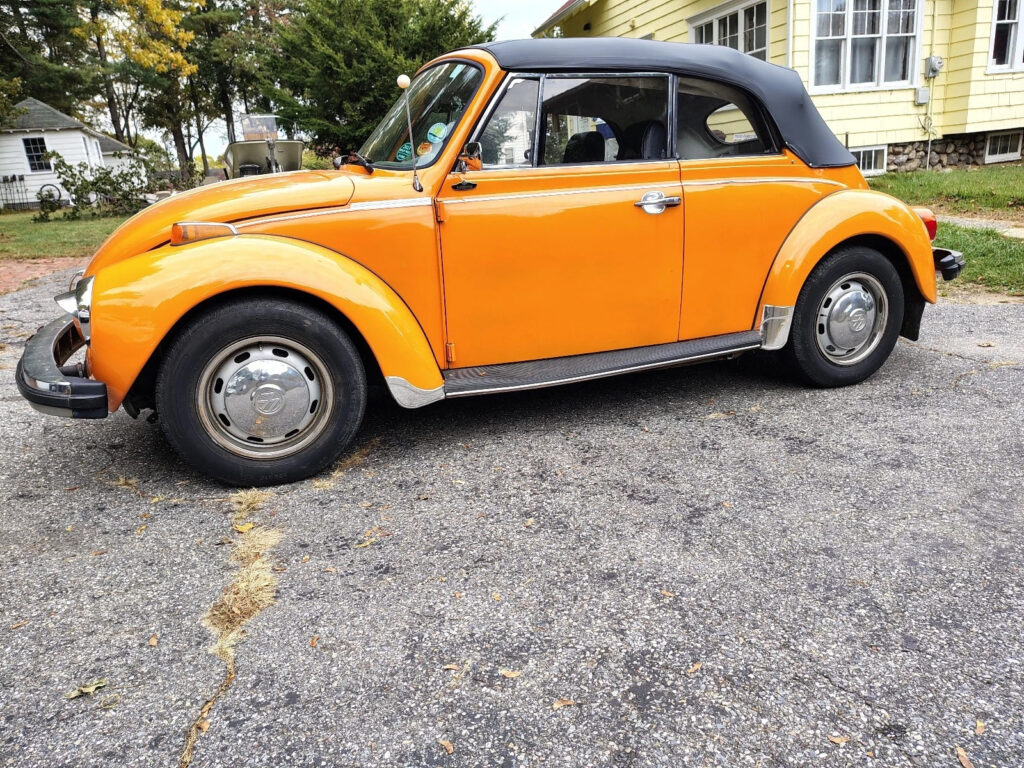 1974 Volkswagen Beetle (pre-1980) Convertible Orange Manual
