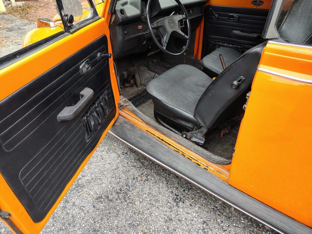 1974 Volkswagen Beetle (pre-1980) Convertible Orange Manual