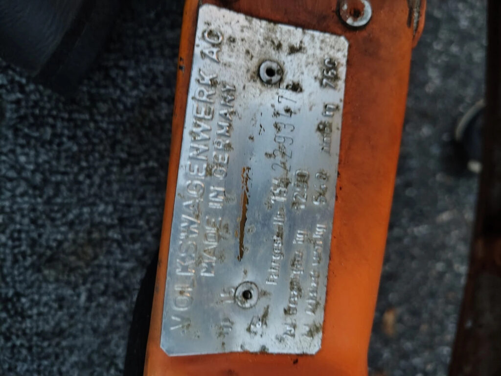 1974 Volkswagen Beetle (pre-1980) Convertible Orange Manual