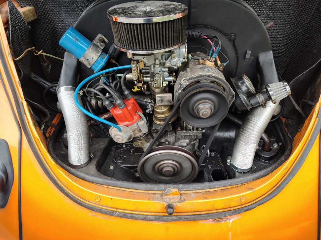 1974 Volkswagen Beetle (pre-1980) Convertible Orange Manual
