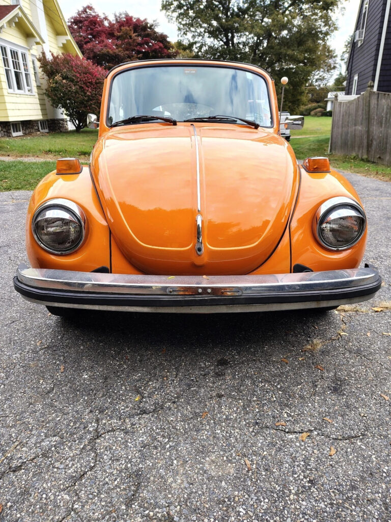 1974 Volkswagen Beetle (pre-1980) Convertible Orange Manual