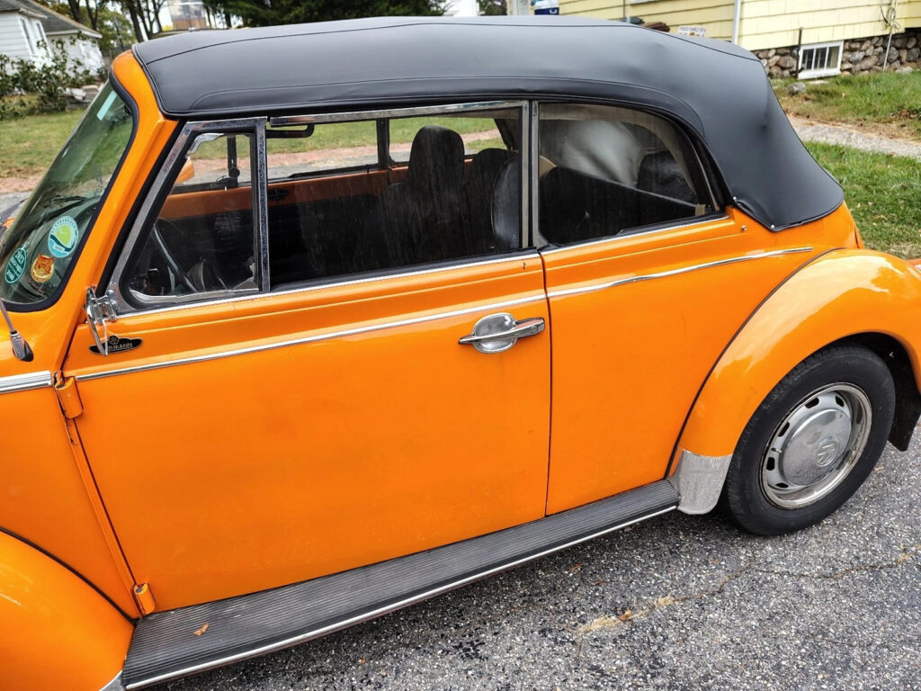 1974 Volkswagen Beetle (pre-1980) Convertible Orange Manual