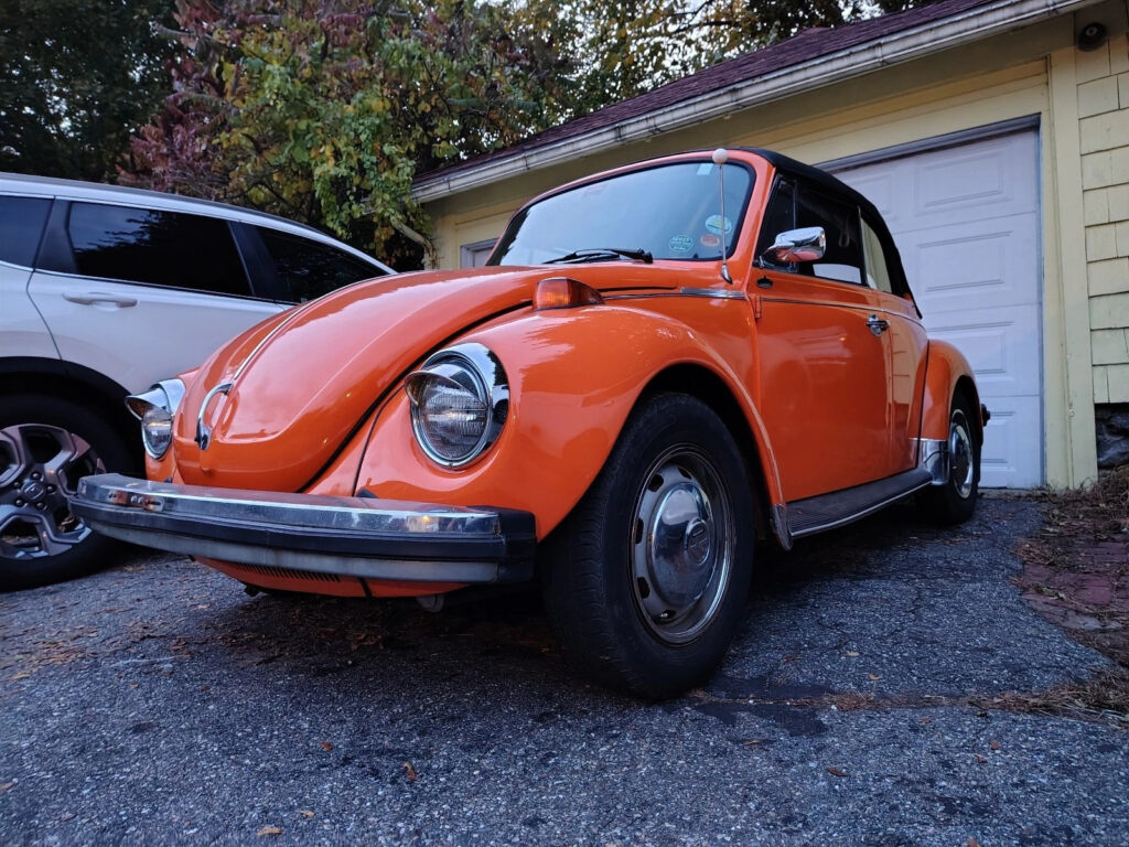 1974 Volkswagen Beetle (pre-1980) Convertible Orange Manual